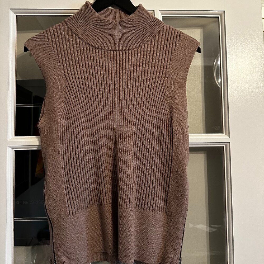 Varley Sleeveless Sweater with Side Zips